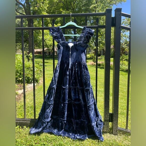 Hill House Velvet Ellie Nap Dress NWT - Picture 7 of 11